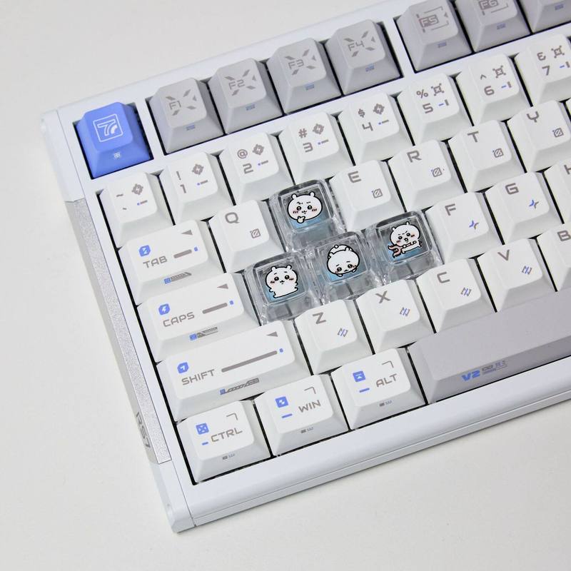 Keyboard Gaming Transparent - Chiikawa 4 Pcs Handmade Transparent Pc