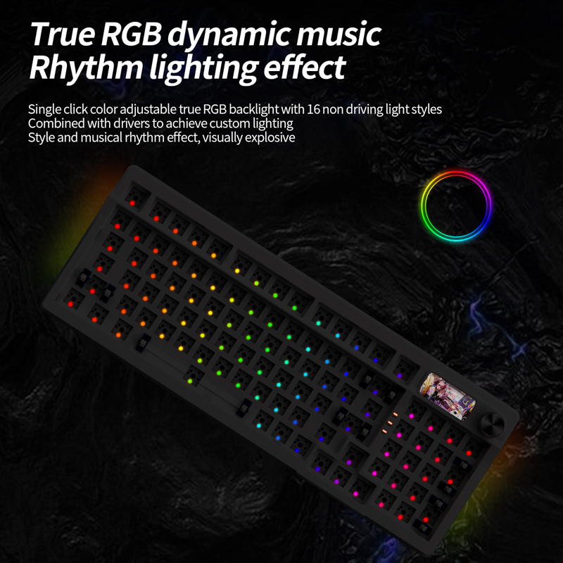 YINDIAOY95 Mechanical Keyboard - огляд і ціна Keyboard Gaming Transparent