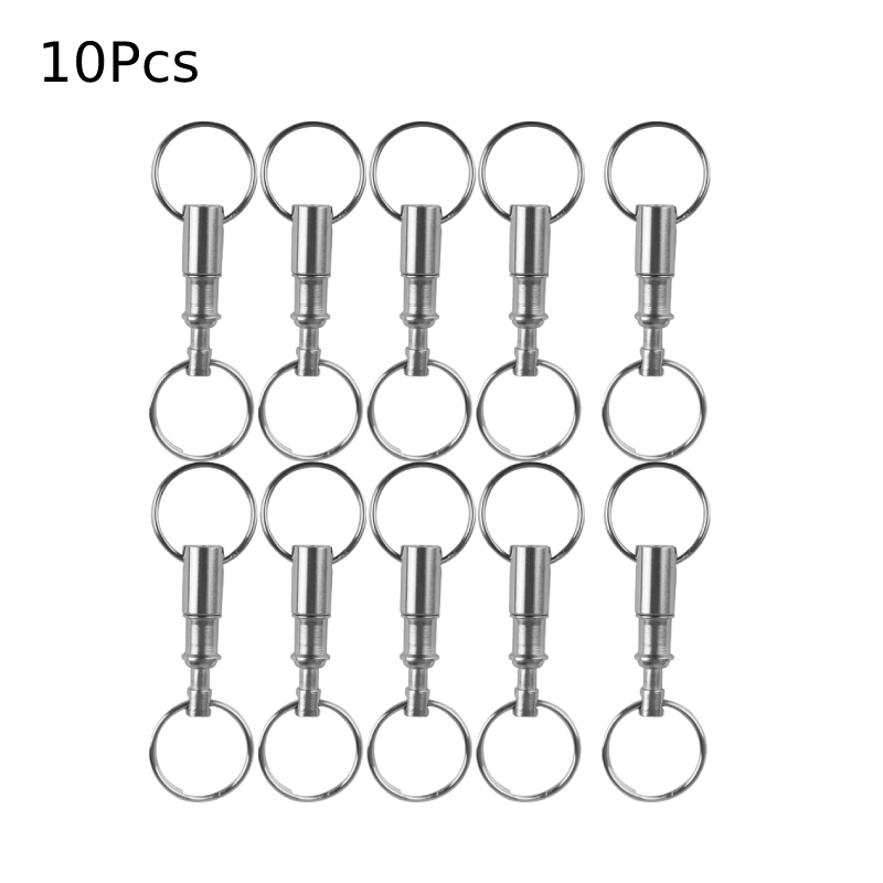 10pcs Dual Detachable Keychain - огляд і ціна Keycap Puller Ring