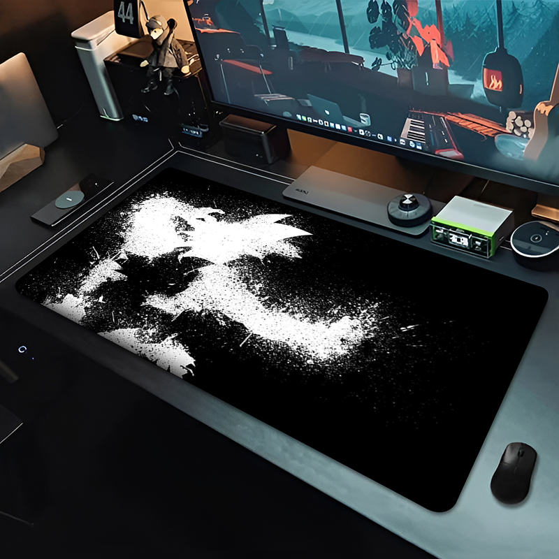 DBZ Black Anime Mouse Pad Drag - огляд і ціна Gaming Keyboard Nearby