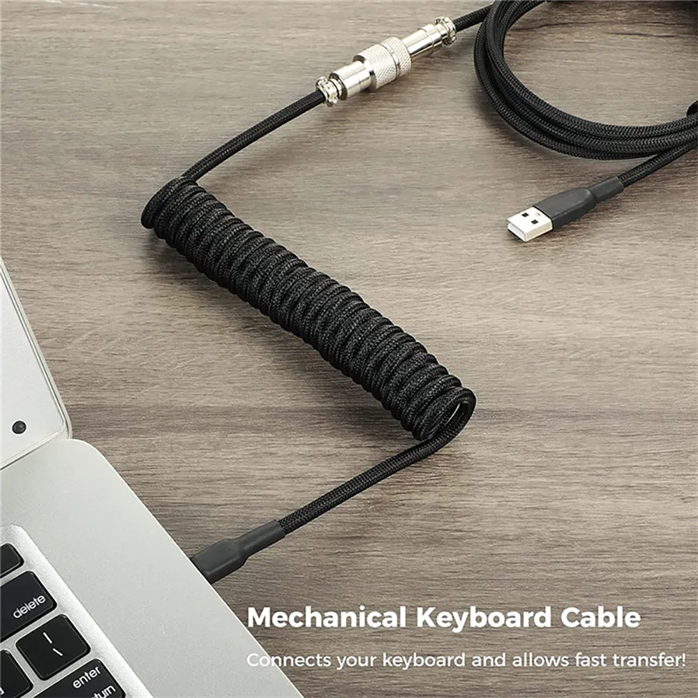 New Mechanical Keyboard Coiled - огляд і ціна Gaming Keyboard Type C