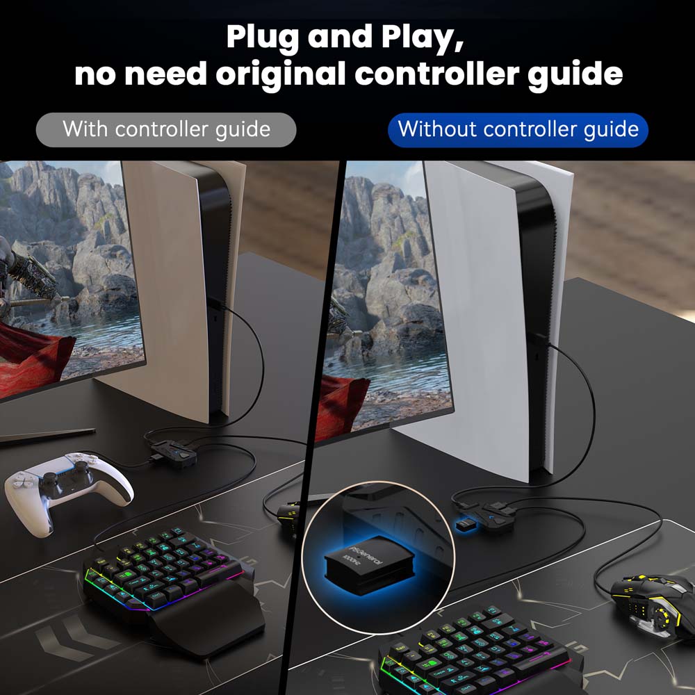 for PS5 Gaming Keyboard Mouse  - огляд і ціна Gaming Keyboard Type C