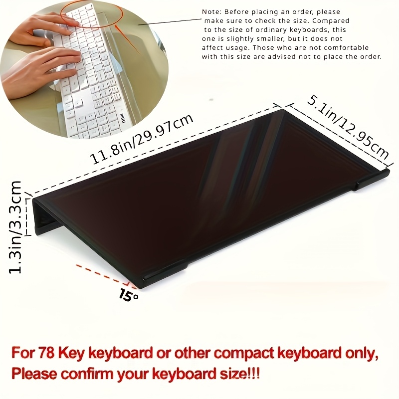 Acrylic keyboard stand, transp - огляд і ціна Keyboard Gaming Transparent