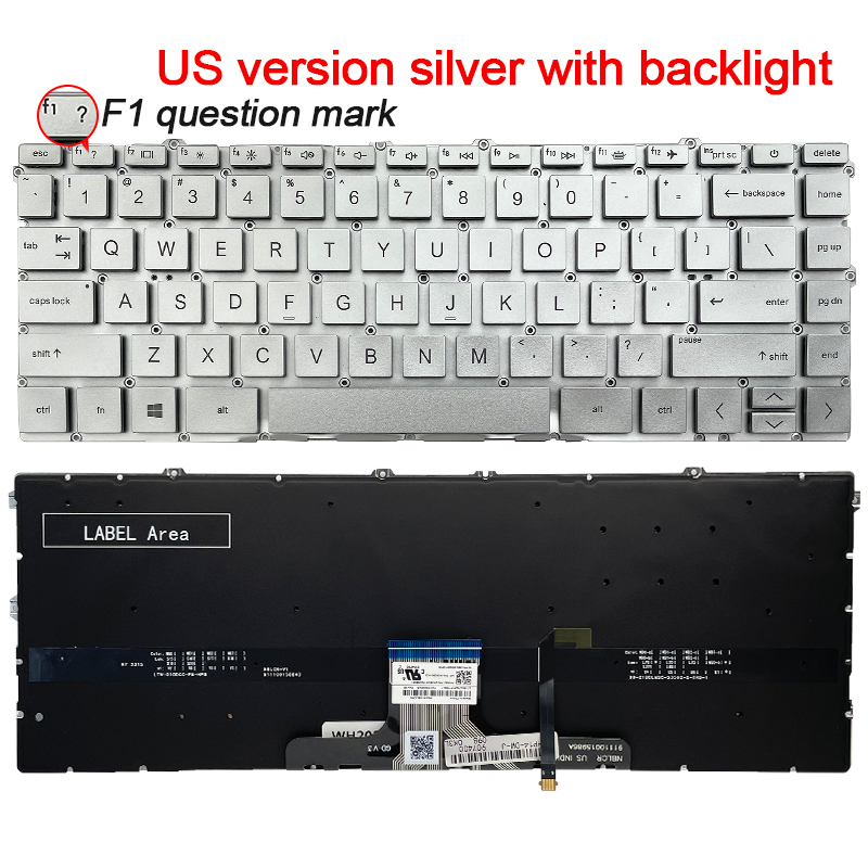 US/SP Laptop keyboard For HP P - огляд і ціна Gaming Keyboard Hp