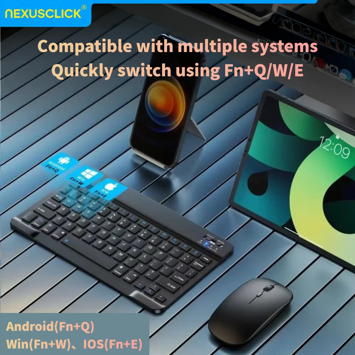 NexusClick Wireless Bluetooth  - огляд і ціна Gaming Keyboard Type C